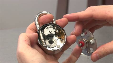 how to open a master lock without the combination